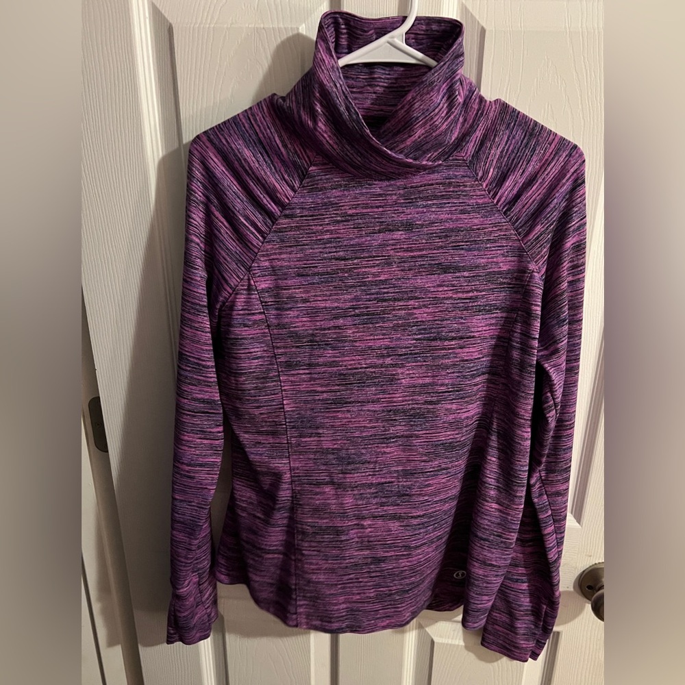 Spalding Purple and Black Pullover